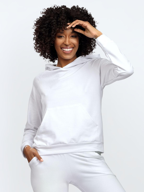 Худі жіноче DKaren Sweatshirt Seattle XL Біле (5903251467996) - зображення 1
