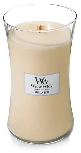Ароматична свічка Woodwick Woodwick Vanilla Bean Large Hourglass (5038581054766) - зображення 4