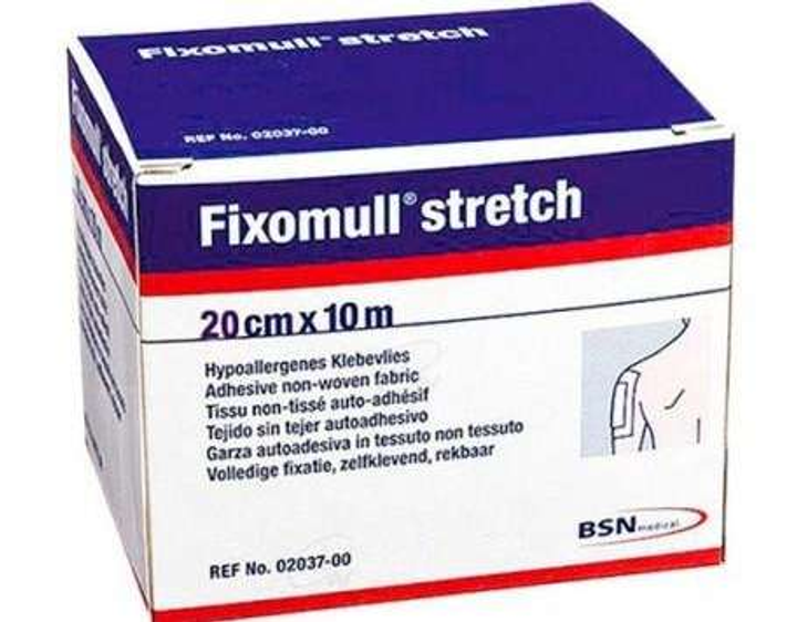 Leukopalstir BSN Medical Fixomull Gasa Autoadhesiva 20 cm x 10 m (4042809020922) - obraz 1