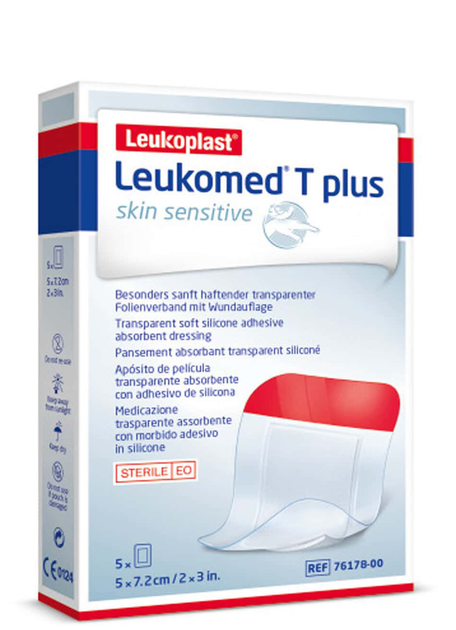 Пластир BSN Medical Leukoplast T Plus Dressings 5 шт (8470001718747) - зображення 1