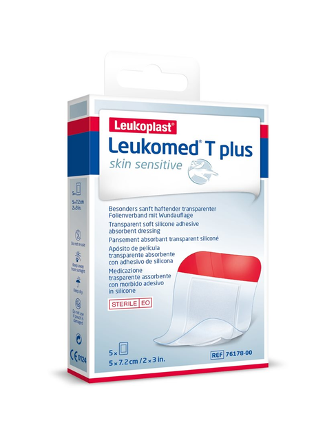 Plaster BSN Medical Leukomed T Plus Skin Sensitive 5 szt (4042809669480) - obraz 1