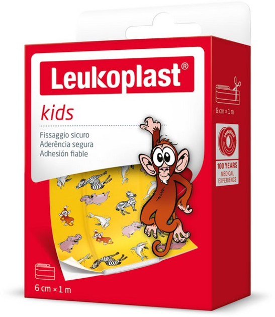 Plastry BSN Medical Leukoplast Pro Kids Zoo Strips 12 szt (4042809661378) - obraz 1