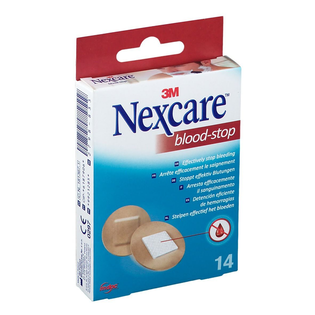 Plastry 3M Nexcare Blood Stop 14 szt (4046719472611) - obraz 1