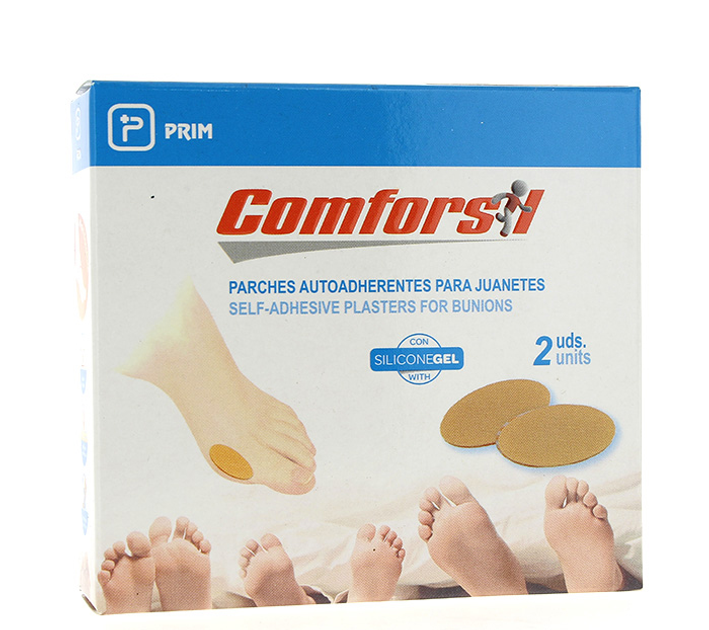 Пластир Prim Comforsil Protect Self-adhesive Bunion Sticker 2 шт (8431082072241) - зображення 1