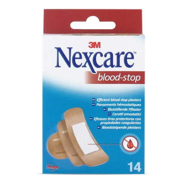 Plastry 3M Nexcare Blood Stop Surtido 14 szt (4001895926495) - obraz 1