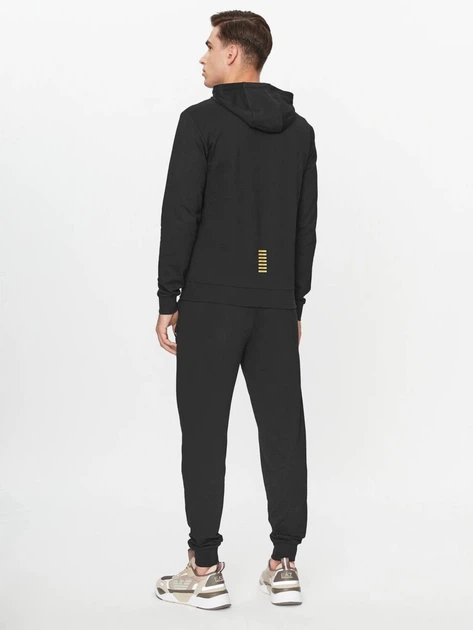 Dres męski (bluza z kapturem + spodnie) EA7 Train Core Id M T-Suit Hoodie Rn Ch Coft 2XL Grafitowy (8056861842237) - obraz 2