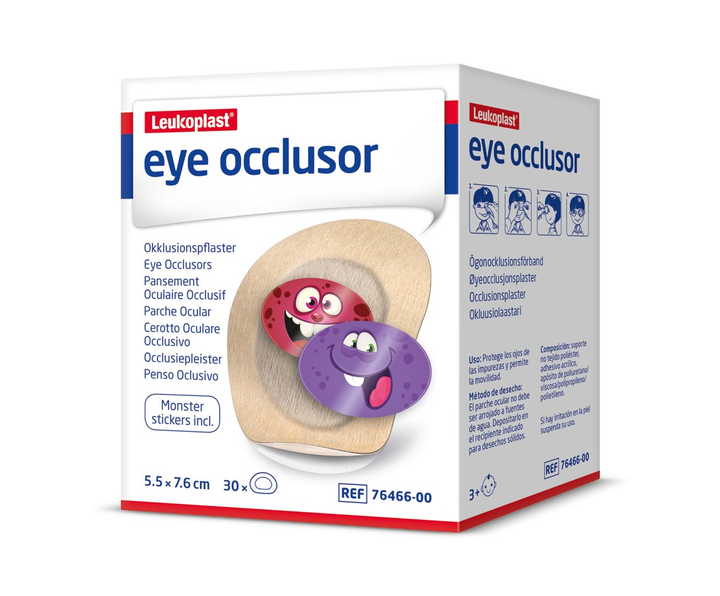 Пластырь BSN Medical Coverlet Elastopad Eye Patch Senior 30 шт (4042809687514) - изображение 1
