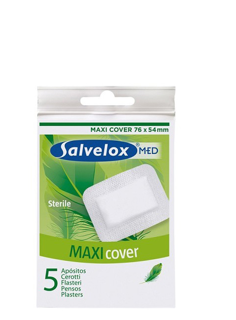 Пластырь Salvelox Maxi Cover 5 шт (7310616580654) - изображение 1