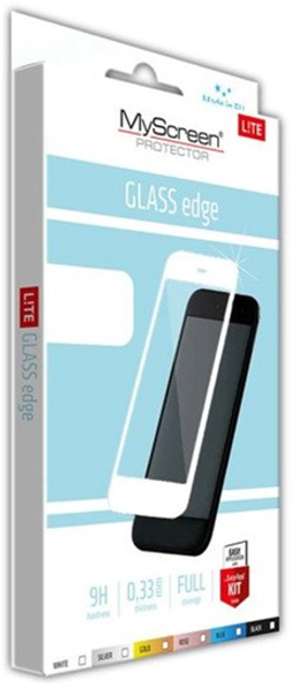 Захисне скло MyScreen Diamond Glass Edge Lite для Apple iPhone 7/8/SE 2020/SE 2022 (5901924998969) - зображення 1