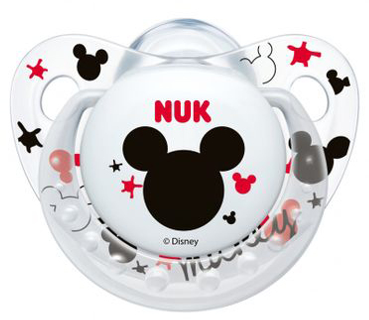 Smoczka Nuk Disney Mickey Anatomical Latex Soother Size 2 1 szt (4008600134961) - obraz 1