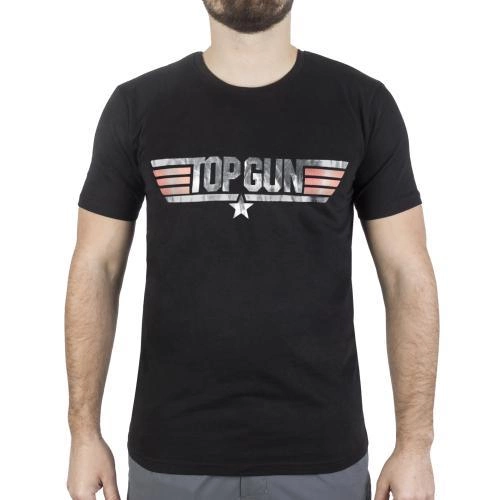 Футболка Sturm Mil-Tec с рисунком Top Gun T-Shirt (Black) 3XL - изображение 1
