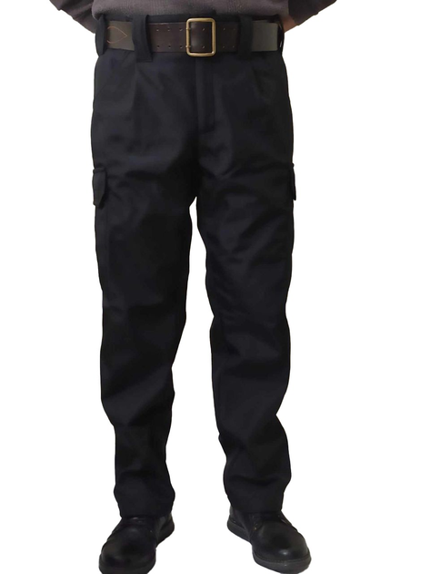 Тактические брюки демисезонные Проспероус тк. Дюспо-Флис 60/62,3/4 Черные - изображение 1