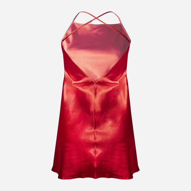 Peniuar erotyczny damski DKaren Slip Anna S Czerwony (5901780614959) - obraz 3