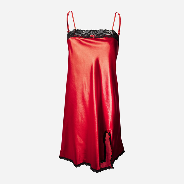 Erotyczny peniuar DKaren Slip Bella L Red (5901780608903) - obraz 2