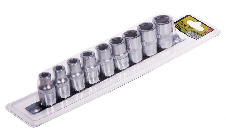 Набор головок Alloid торкс 1/2"DR, Е10-Е24, 9 предм. блистер НГЕ-1024Б ...