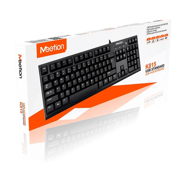 Клавиатура Meetion USB+HUB Keyboard K815 |Ukr/RU/EN| - изображение 9