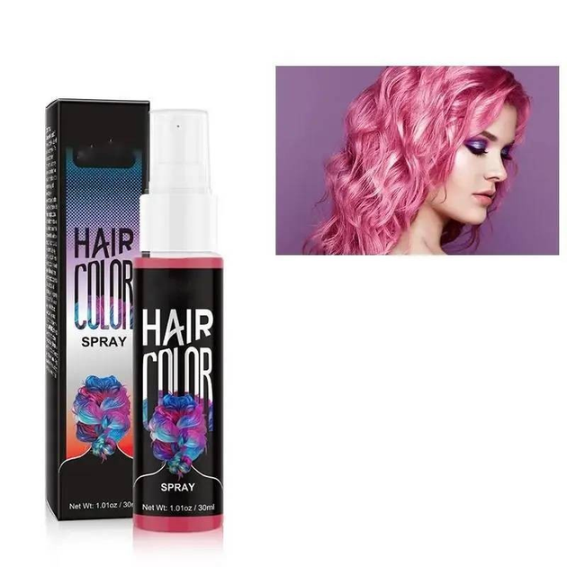 Временная краска-спрей для волос розовая Pink Melao от продавца: Eyes ...