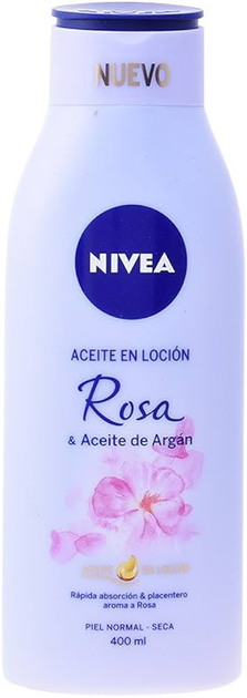 Лосьйон Nivea Rose & Argan Oil Lotion 400 мл (4005900397195) - зображення 1