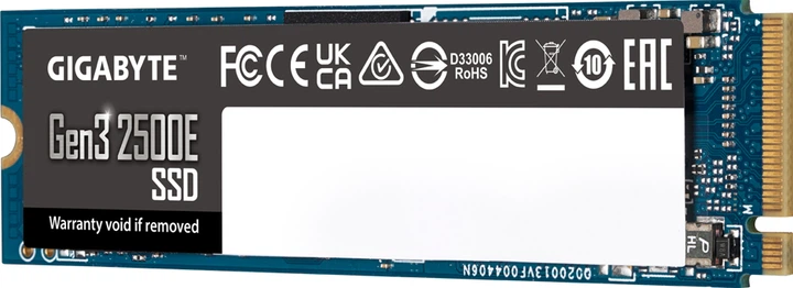 Dysk SSD Gigabyte Gen3 2500E 500GB M.2 NVMe PCIe 3.0 x4 3D NAND (QLC) (G325E500G) - obraz 3