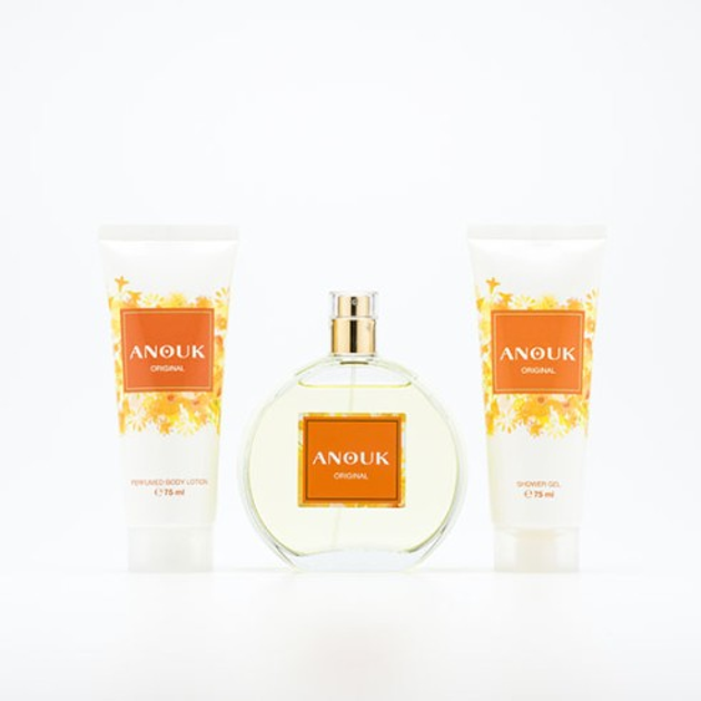 Zestaw damski Anouk Original Estuche Con Woda toaletowa damska 100 ml + body milk 75 ml + shower gel 75 ml (8414135015983) - obraz 2