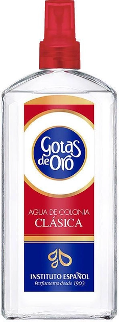 Woda kolońska damska Instituto Espanol Gotas De Oro Agua De Colonia Clasica 400 ml (8411047124123) - obraz 1