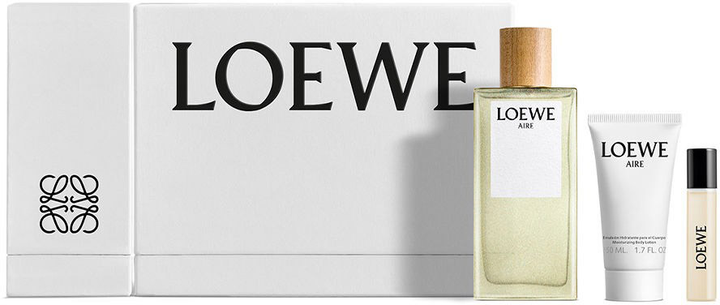 Набір Loewe Aire Туалетна вода 100 мл + Туалетна вода 10 мл + Лосьйон для тіла 75 мл (8426017076869) - зображення 1