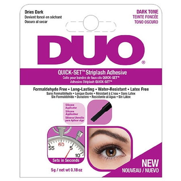 Fałszywy klej do rzęs Ardell Duo Quick-Set Striplash Adhesive Dark Tone 5 g (73930675822) - obraz 1