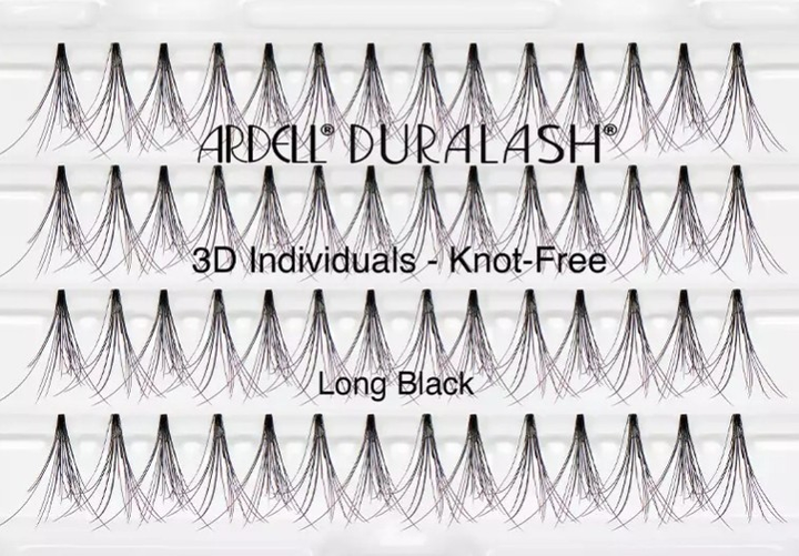 Pojedyncze rzęsy Ardell Pestanas Postizas 3D Individuales long Black (74764759436) - obraz 2