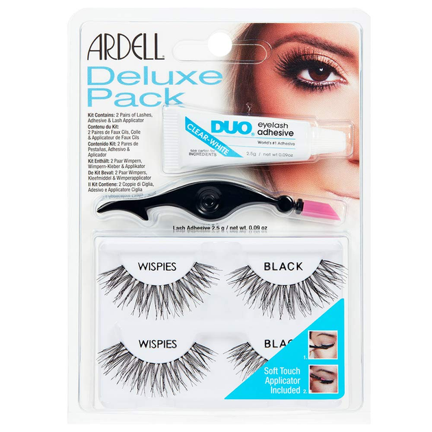 Набір вій Ardell Deluxe Pack Wispies Black Set 2 шт 2021 (74764689474) - зображення 1