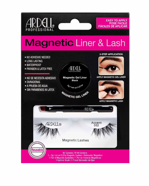 Набір вій Ardell Magnetic Liner & Lash False Eyelashes Accent 002 (74764368539) - зображення 1