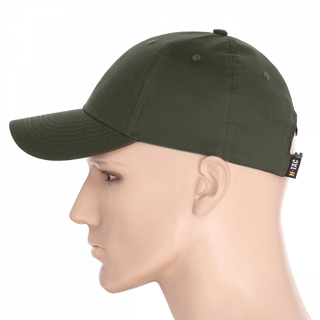 M-Tac бейсболка Flex ріп-стоп Army Olive, тактична кепка, кепка олива, військова літня кепка - зображення 2