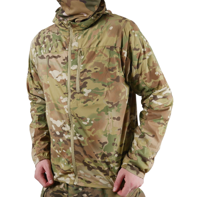 Летняя тактическая куртка-ветровка multicam XXXL 2XL - изображение 4
