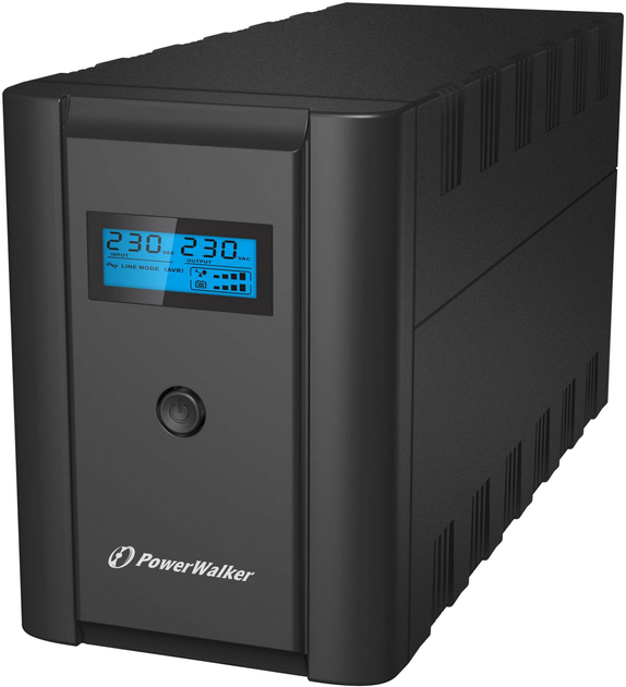 UPS PowerWalker VI SHL 2200VA (1200W) Black (VI 2200 SHL FR) - obraz 1