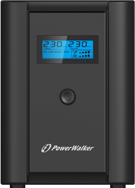 UPS PowerWalker VI SHL 2200VA (1200W) Black (VI 2200 SHL FR) - obraz 2