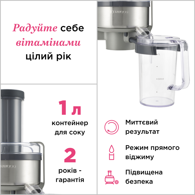 Насадка-соковыжималка KENWOOD AT641 - изображение 13