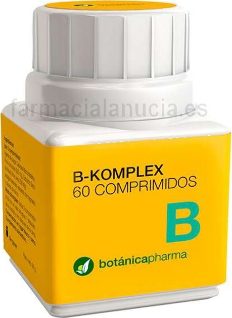 Вітамінний комплекс BotánicaPharma B-Кломплекс 500 мг (8435045201730) - зображення 1