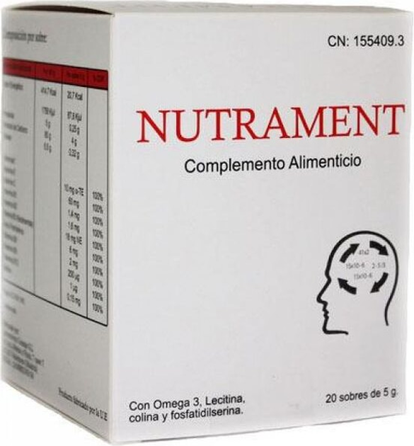 Комплекс вітамінів та мінералів OTC Nutrament 20 пакетиків 5 г (8436017721591) - зображення 1