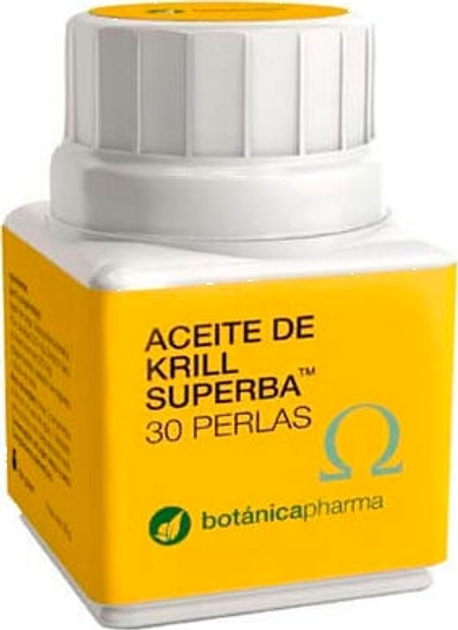 Комплекс вітамінів та мінералів BotánicaPharma Bensana Olio di Krill 30 Perle (8435045202492) - зображення 1