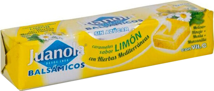 Suplement diety Juanola Vitamin C Lemon Candies 30g (8470001661647) - obraz 1