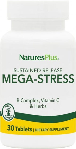 Kompleks witamin i minerałów Nature's Plus Mega Stress 30 Tablets (807205106649) - obraz 1