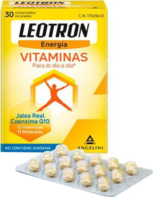 Kompleks witamin i minerałów Leotron Angelini Vitamins 30 Tablets (8470001740649) - obraz 1
