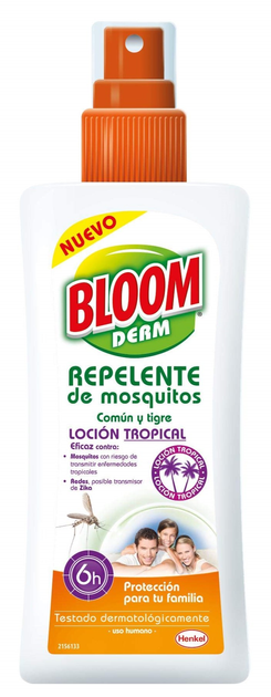 Rozpylać od komarów Bloom Derm Repellent Tropical 100 ml (8410436291835) - obraz 1