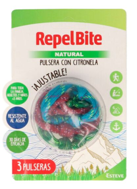 Браслет-репелент Repel Bite Natura Bracelet Ropes 1U (8470002062931) - зображення 1