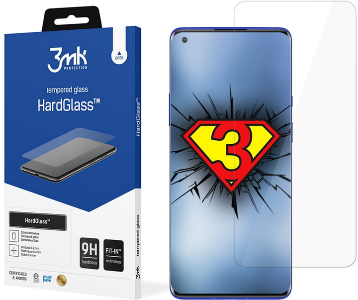 Захисне скло 3MK HardGlass для OnePlus 9 (5903108342773) - зображення 1