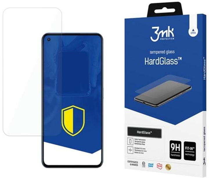 Захисне скло 3MK HardGlass для Xiaomi Mi 11 Lite 4G/11 Lite 5G (5903108398510) - зображення 1