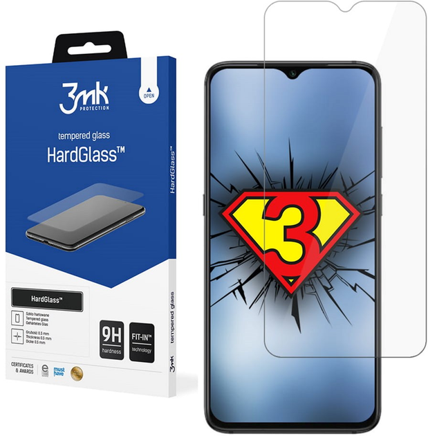 Szkło hartowane 3MK HardGlass dla Xiaomi Redmi 9 (5903108277693) - obraz 1