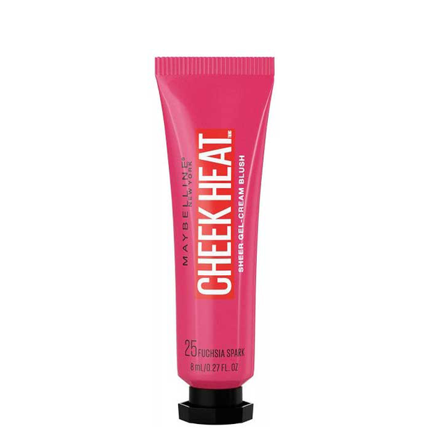 Róże do policzków Maybelline Cheek Heat Gel-Cream Blush 25 Fuchsia Spark 10 ml (3600531591342) - obraz 1