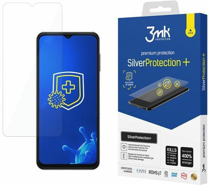 Folia ochronna 3MK SilverProtection+ do Samsung Galaxy A13 4G antymikrobowa (5903108465014) - obraz 2