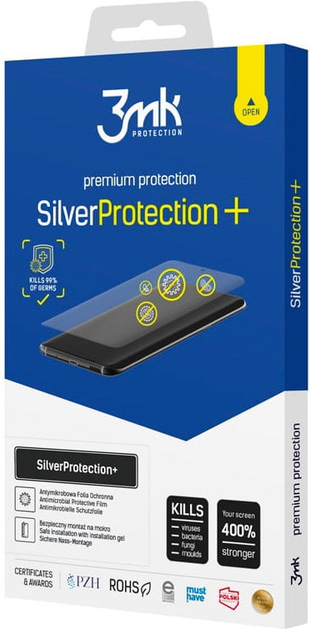 Захисна плівка 3MK SilverProtection+ для Samsung Galaxy A51 антибактеріальна (5903108303187) - зображення 1