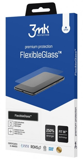 Szkło hybrydowe 3MK FlexibleGlass do Motorola Edge 30 Neo (5903108491815) - obraz 1